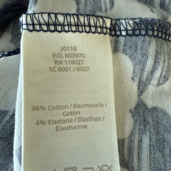 Boden Jersey Blue and White  Midi Dress - Size 12R - Picture 4 of 4